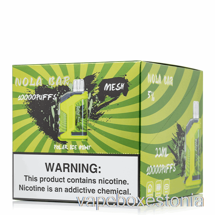 Vape Box Estonia [10-pakk] Nii Soul Nola Batoon 10000 ühekordne